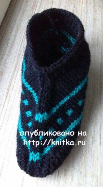 Следки спицами мужские от Ольги Ярославской